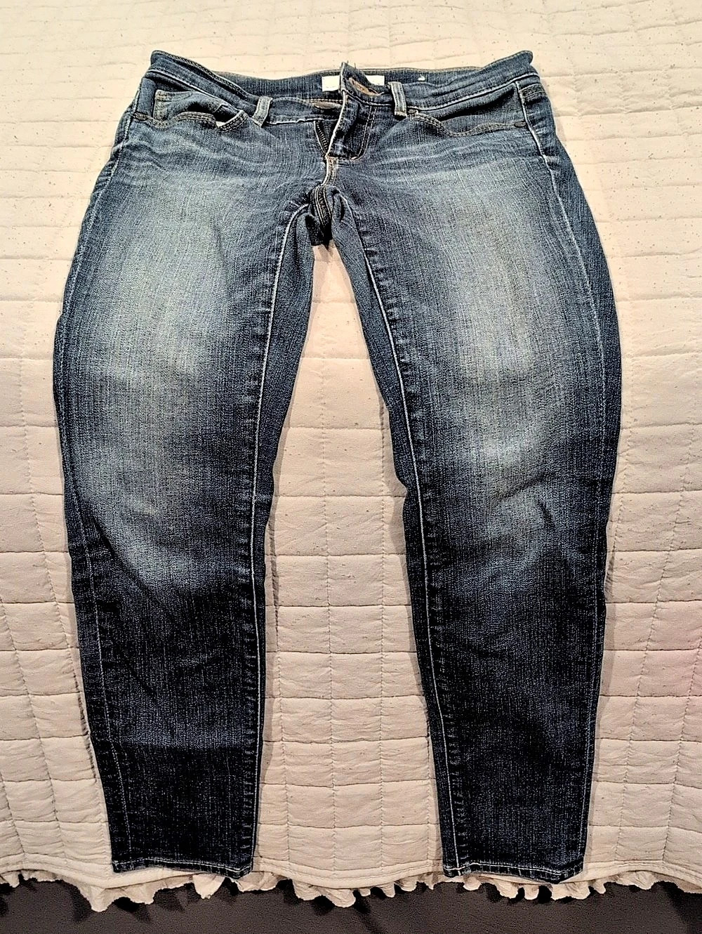 LOFT Modern Skinny Jeans Skinny Jeans in Blue Waist 25 Size 0